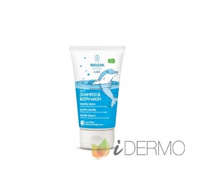2 EN 1 CHAMPÚ Y GEL DE DUCHA VAINILLA DULCE